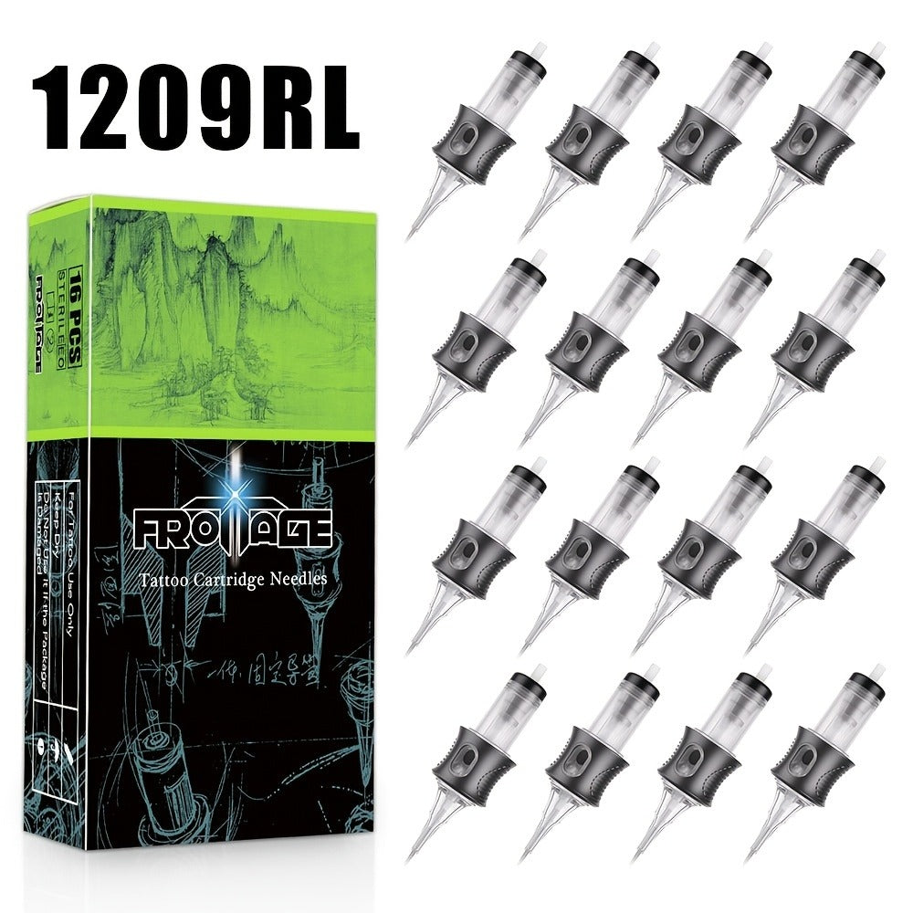 Tattoo Cartridge Needles with Frotage Label, 26 Retained RL RLT RS CM and M1 Cartridge Size Options — image 8