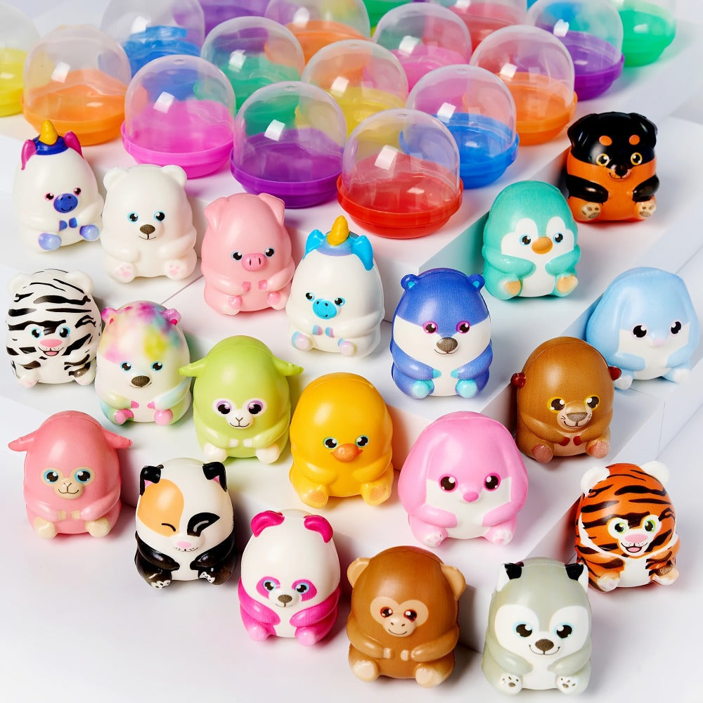Mochi Squishy Toys 20 Pack, Slow Rising Cute Animal Squishies Bulk Party Favors for Kids, Classroom Prizes — image 1