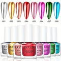 Eight-Piece Metallic Nail Polish Set with JS01–JS08 Mirror-Color Shades in 0.24 oz Glass Bottles — image 13