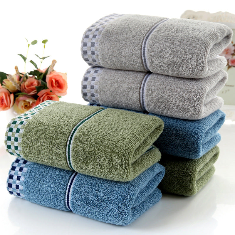 Soft absorbent facial towel couple adult towel