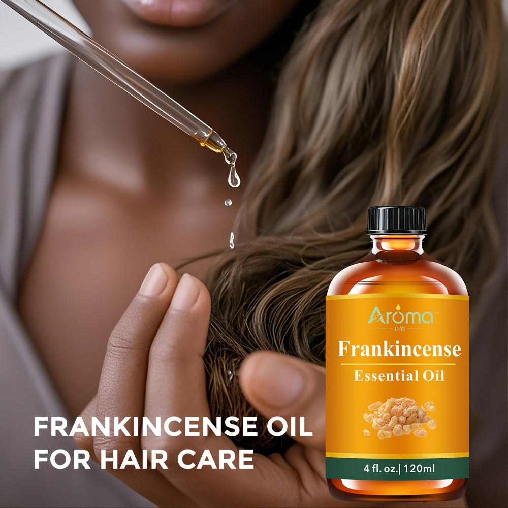 Essential Oil Frankincense 120ml Dropper Bottle with Warm Resinous Scent for Diffuser and Candles — image 2