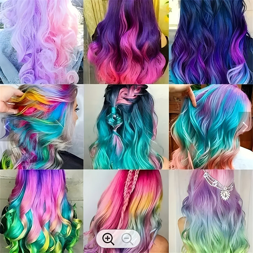 Temporary Hair Chalk Comb Set 11pcs 10 Colors Hair Dye for Bath Time, Home Spa and Personal Care — image 5