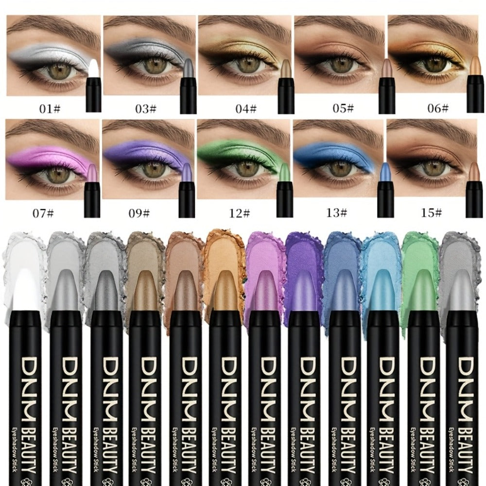 Smoky Eye Shadow Pen Set 10 Colors, Waterproof Rotating Eyeshadow Stick with Pearlescent & Matte Finishes — image 4