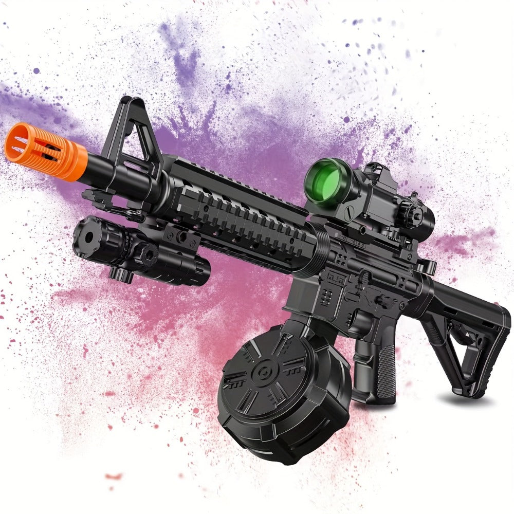 Large Drum Magazine Dual Mode Foam Blaster, Full Auto & Semi-Auto Outdoor Team Battle Toy Gun for Kids Boys Ages 8+ — image 7