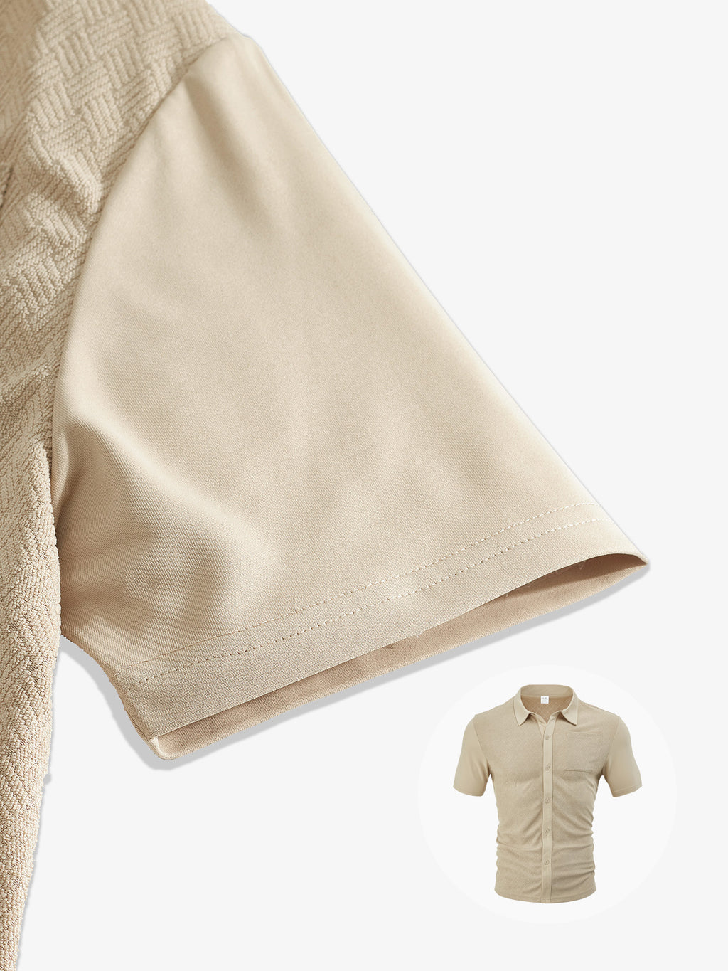 Men's Loose Short Sleeve Lapel Sport Casual