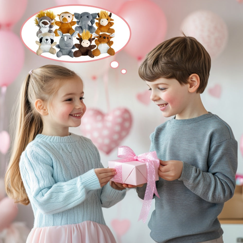 Stuffed Animal Mini Forest Animal Set with 12- or 24-Piece Pack Options for Party Favors and Prizes — image 11