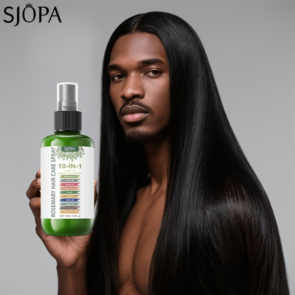 10-in-1 Molecular Leave-In Hair Mask with Argan Oil, Keratin & Coconut Oil for Bath Time, Home Spa and Personal Care — image 