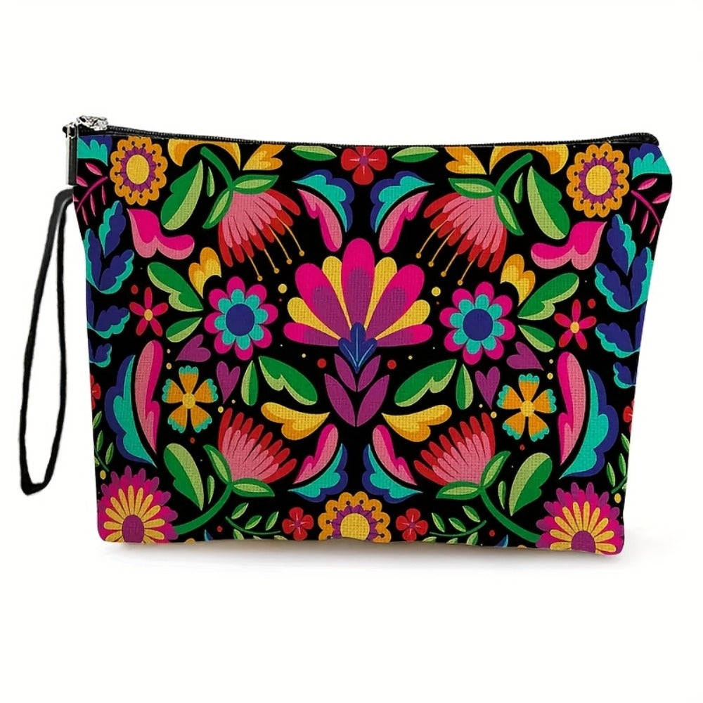 Makeup Bag Four-Piece Zipper Pouch Set in Floral or Animal Prints for Travel, Vanity and Everyday Beauty Storage — image 10