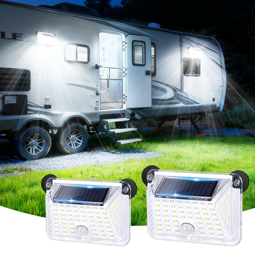 Magnetic RV Solar Motion Light 800LM – 90 LED, 270° Sensor, 3 Modes, IP65 Waterproof, for RV Awning, Camper — image 2