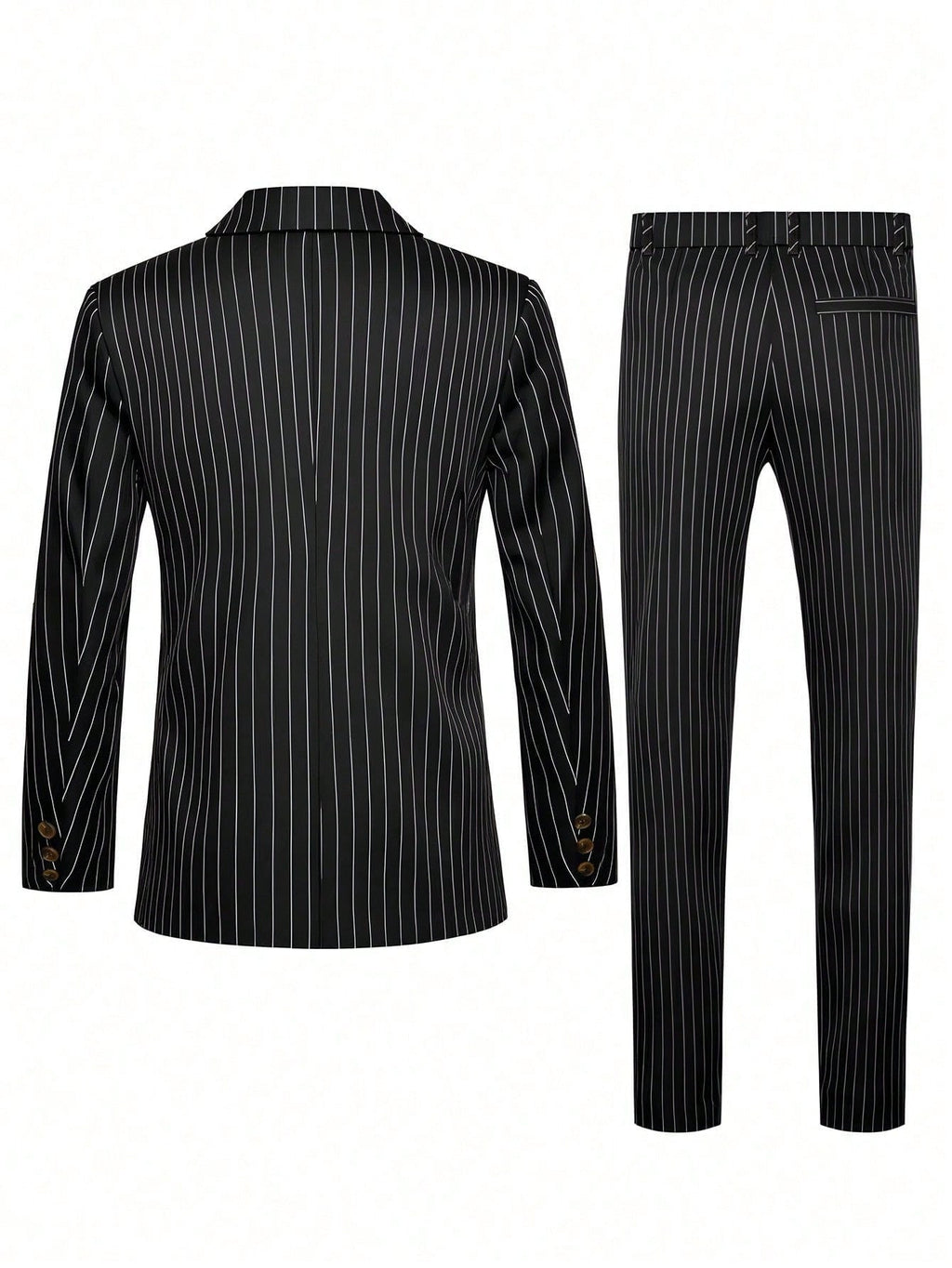 Mens Striped Business Suit Set