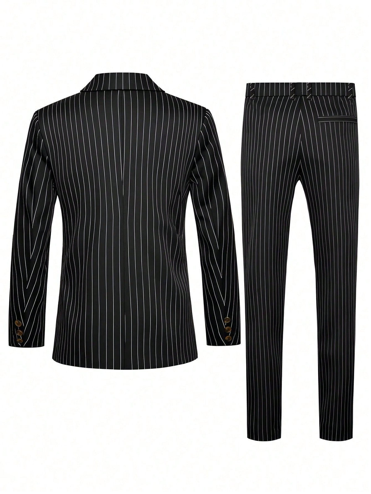Mens Striped Business Suit Set