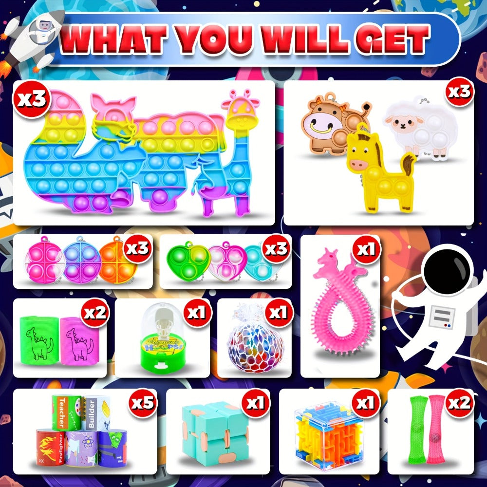 Party Favors Mixed Novelty and Fidget Assortment, 600-Piece Multicolor Set for Large Events — image 3