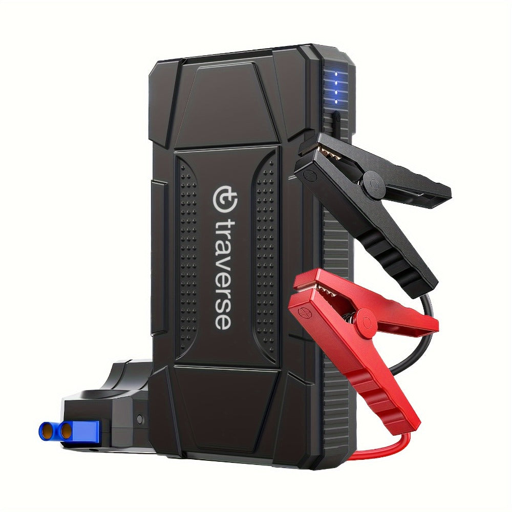 Compact Jump Starter Power Bank with Display, LED Controls, USB Outputs and Single or Two-Pack 1000A-Labeled Options — image 
