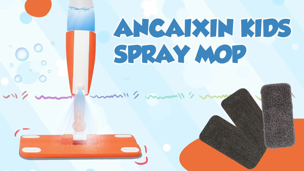 Children's Spray Mop Cleaning Toy Set with Water Sprayer & Pad with the Listed Color, Size or Set Options for Everyday Use — 