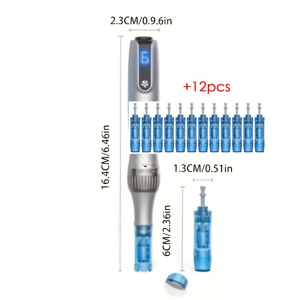 Microneedle Pen Wireless Electric Derma Pen M8S for Bath Time, Home Spa and Personal Care, with Listed Configuration — image 