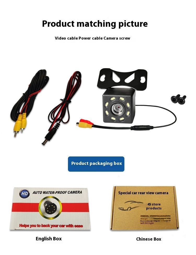 Car Reversing Image Camera HD Night Vision Rear View Car Camera