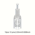 Microneedling Cartridges 10pcs Replacement Needle Tips for Derma Pen, 12 Pin 36 Pin R-Nano 0.25mm Screw-Lock — image 11