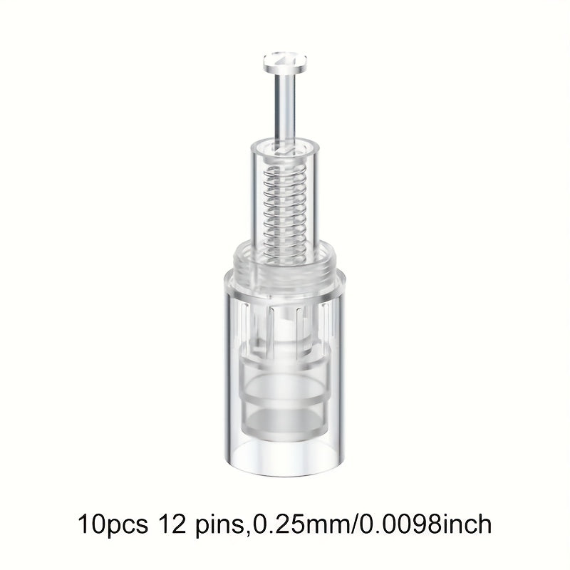 Microneedling Cartridges 10pcs Replacement Needle Tips for Derma Pen, 12 Pin 36 Pin R-Nano 0.25mm Screw-Lock — image 11