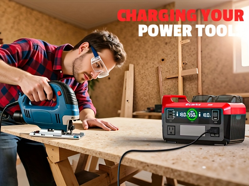 Pure Sine Wave Inverter 550W for 18V Battery - DC 18V to AC 110V, 2×USB-C 20W Fast Charge, 2×USB-A — image 17