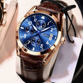 Fully Automatic Quartz Luminous Waterproof Digital Six-Hand Mens Watch