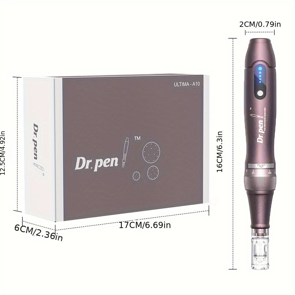 Microneedling Pen Kit with 10PCS 0.25mm Cartridges for Personal Care — image 10