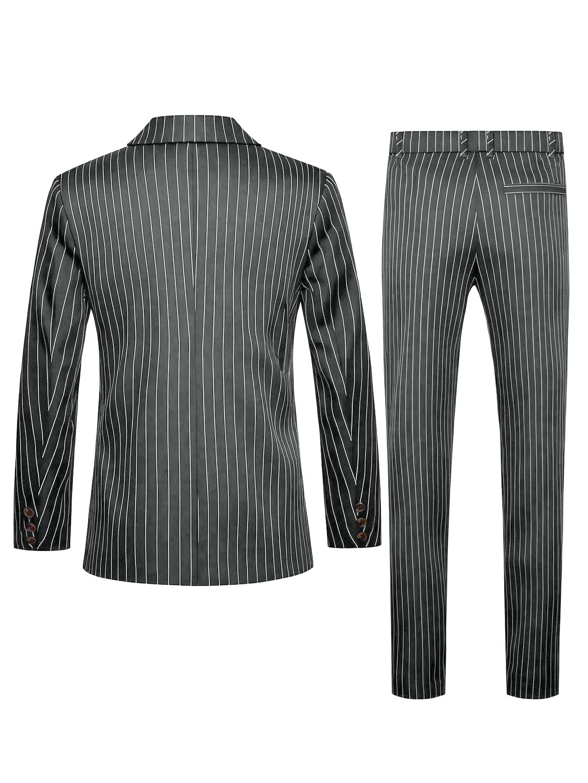 Mens Striped Business Suit Set
