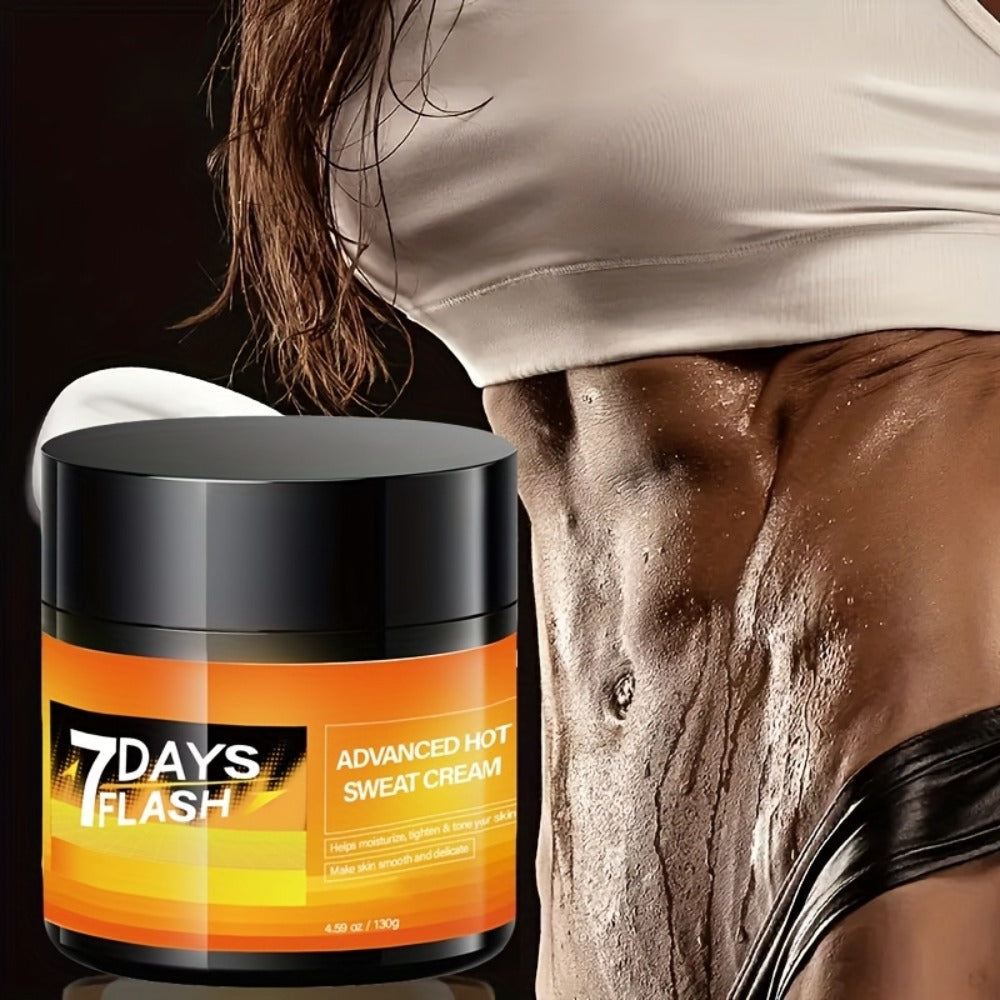 Body Cream 7DAYS FLASH 202g Jar with Glycerin, Hyaluronic Acid, Ginger Oil and Garcinia Cambogia Extract — image 1