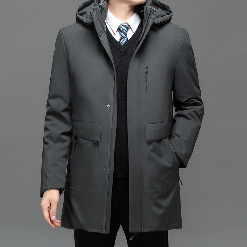 Men's Thickened Detachable Liner Thermal Cotton Padded Jacket
