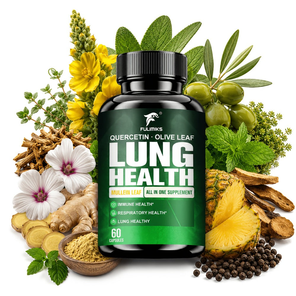 Herbal Supplement with FULIMIKS Label, Mullein Leaf Quercetin and Olive Leaf Capsules, 60 Count — image 7