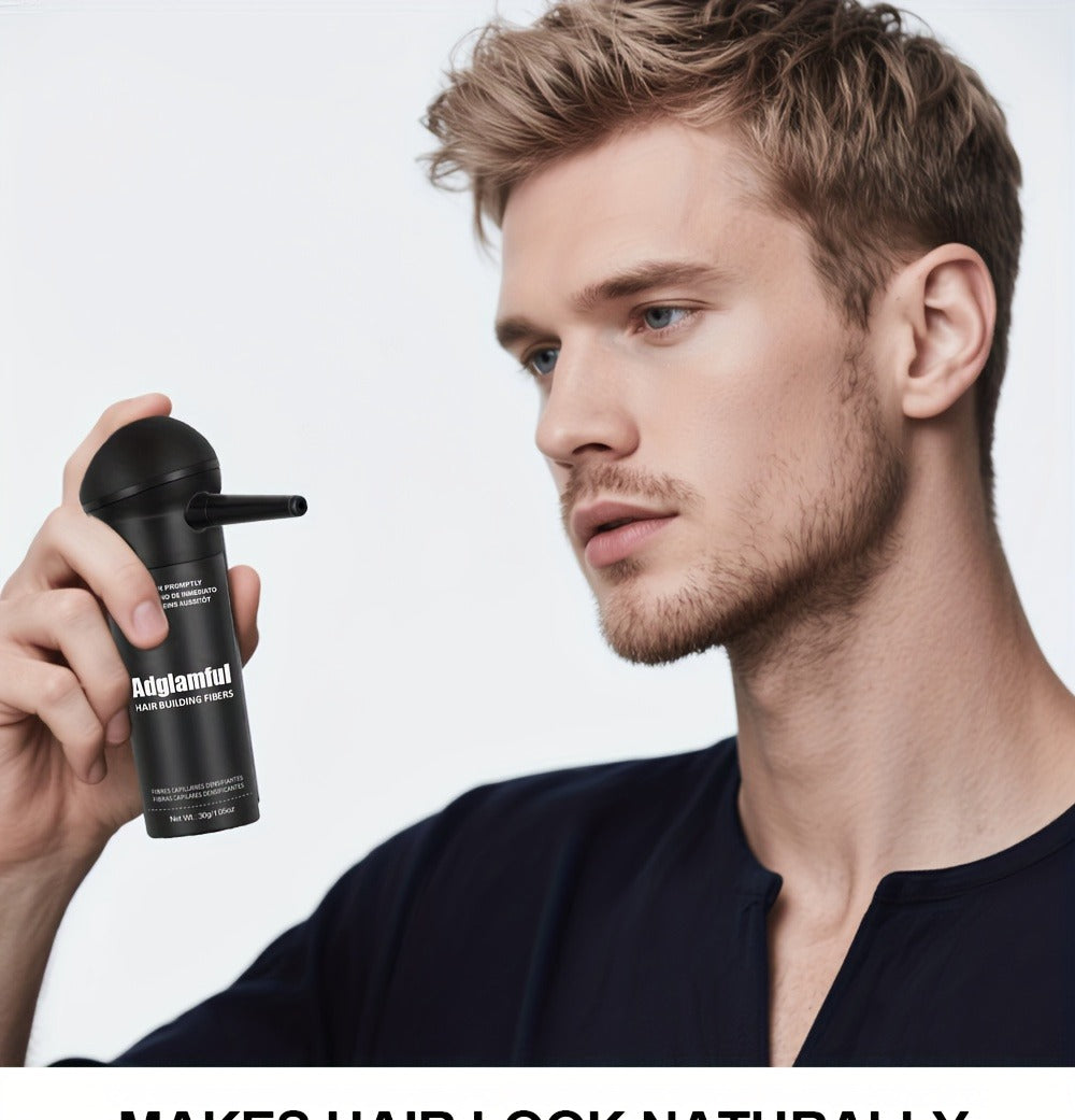 Hair Volumizing Fibers 2-in-1 Kit 30g x 2pcs - Instant Volume for Thinning & Sparse Hair, Fills Part Lines & Hairlines — imag