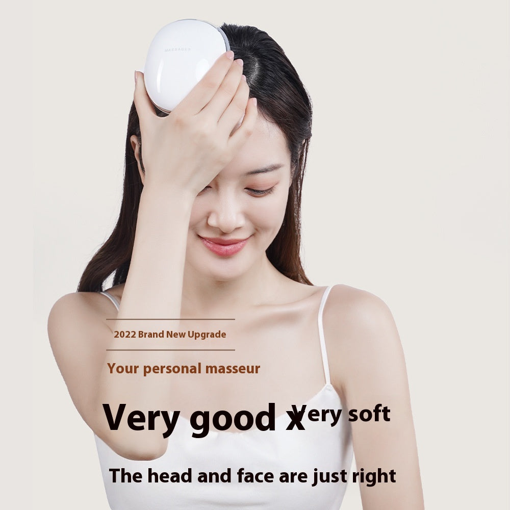 Smart Scalp & Head Massager with Soothing Heat & Red Light Technology