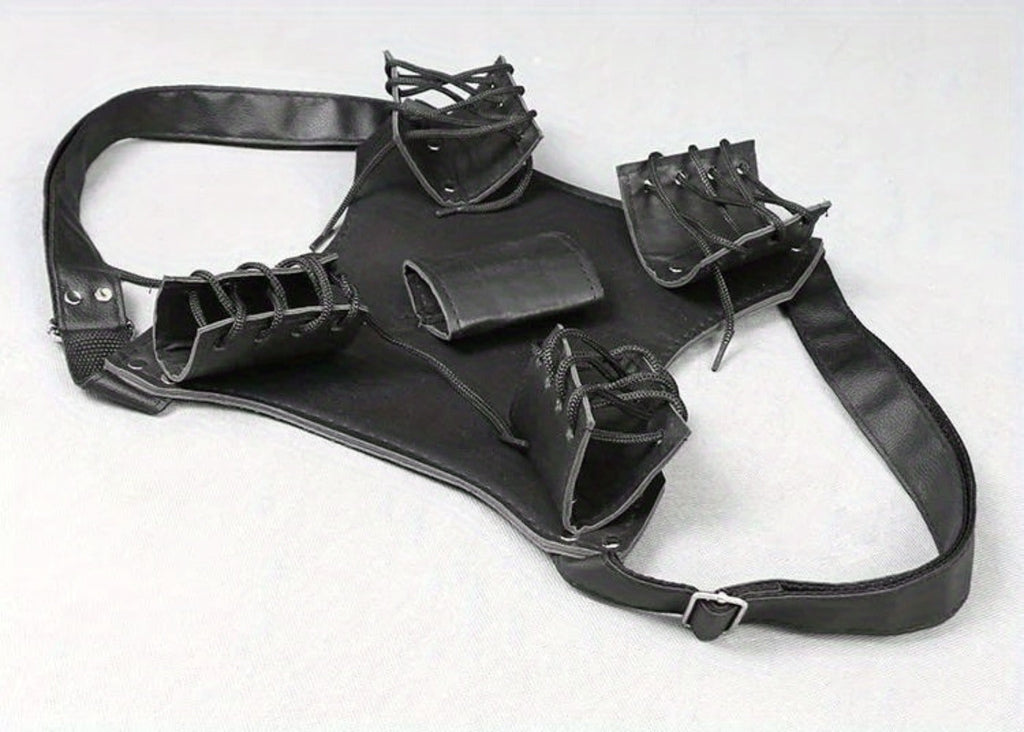 Sword Belt Holster with Dual Buckle Loops in Black or White for Katana-Style Costume Props — image 21