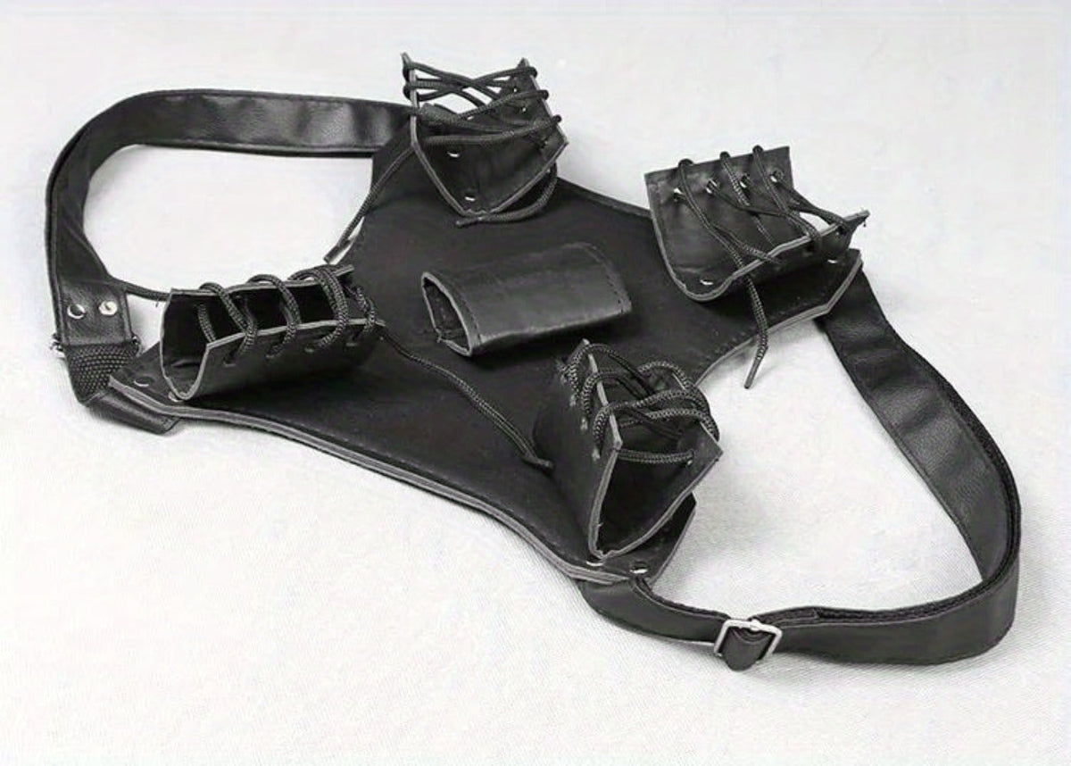Sword Belt Holster with Dual Buckle Loops in Black or White for Katana-Style Costume Props — image 21