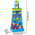 Water Play Table for Kids Double-Sided Waterfall & Beach Sand Zone, Outdoor Sensory Activity Toy for Toddlers Ages 3+ — image