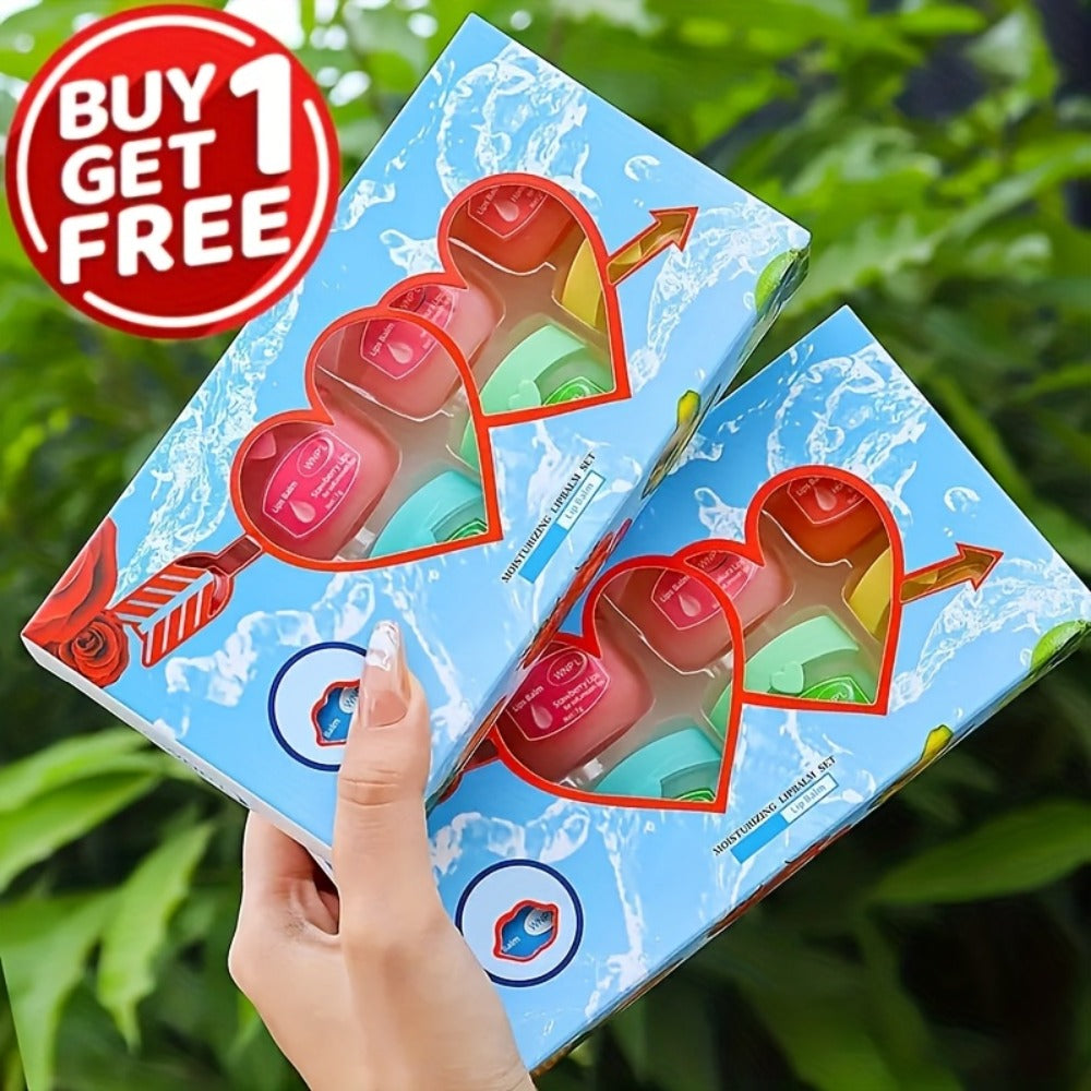 Moisturizing Lip Balm Set 16 Pcs – Glossy Hydrating Balm with Vitamin C, Glycerin & Sweet Orange, Long-Lasting Lip Care for D