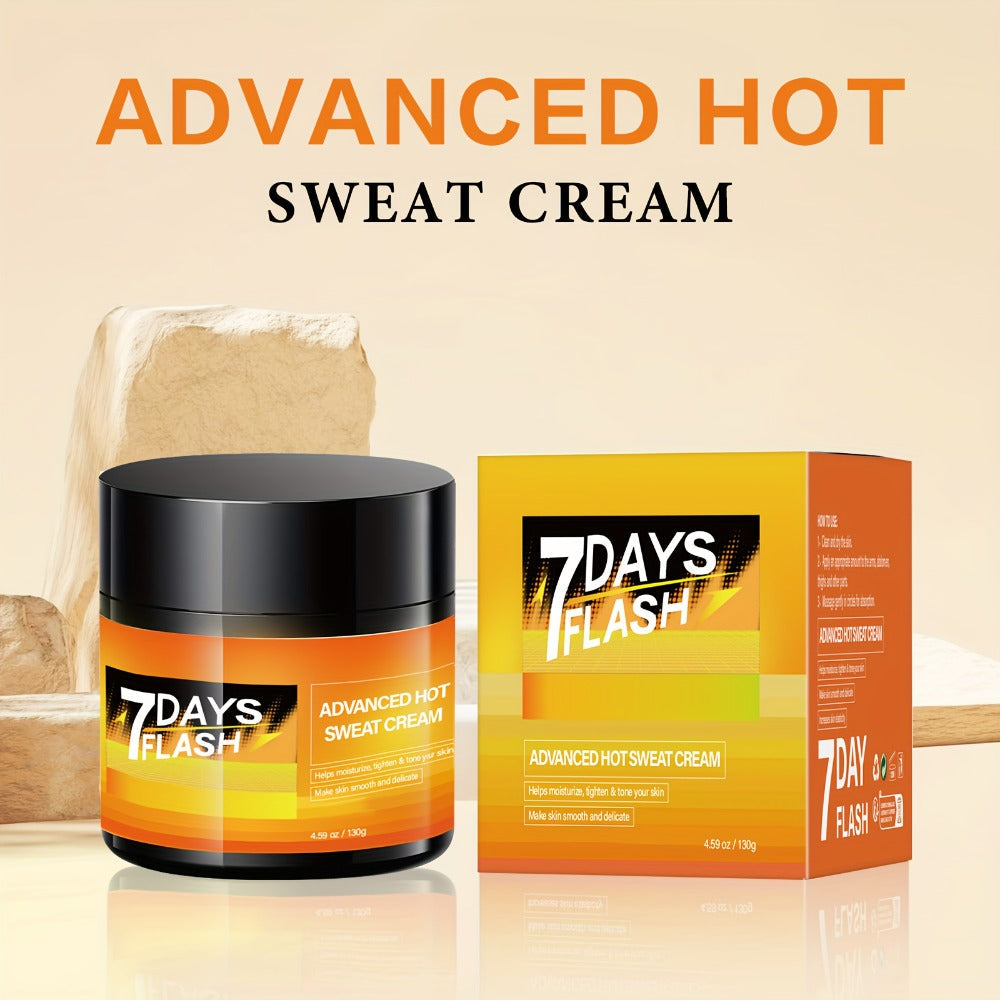 Body Cream 7DAYS FLASH 202g Jar with Glycerin, Hyaluronic Acid, Ginger Oil and Garcinia Cambogia Extract — image 4