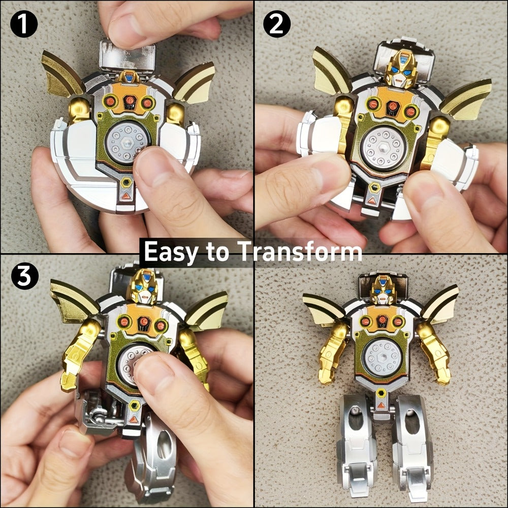 Deformation Robot Fingertip Gyro Fidget Spinner, Creative Finger Gyroscope Toy for Kids & Adults — image 12