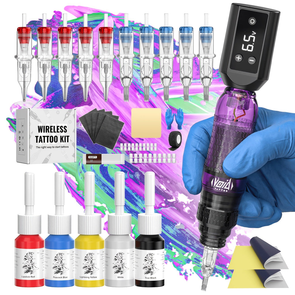 Rotary Tattoo Pen Machine Kit, 1200mAh Battery, LED Display, 4.0mm Stroke, Anti-Slip Grip, Adjustable 4-12V — image 15