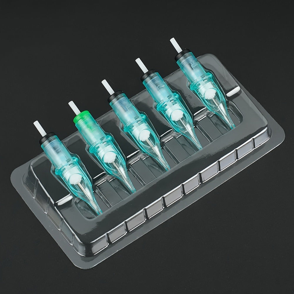 Disposable Tattoo Needle Holders 50Pcs Sterile Single-Use Grip Tubes for Professional for Temporary Body Art, Festivals and C