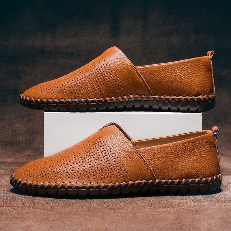 Men's Casual Trendy Slip-on Low-top Breathable Driving Shoes