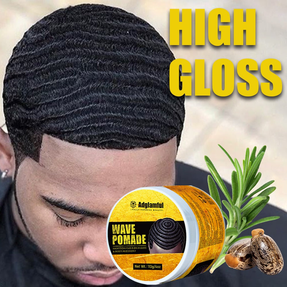 360 Wave Pomade for Men – Wave Control Defining Cream for Layered Waves, Volume & Texture | Non-Greasy, Water-Soluble — image