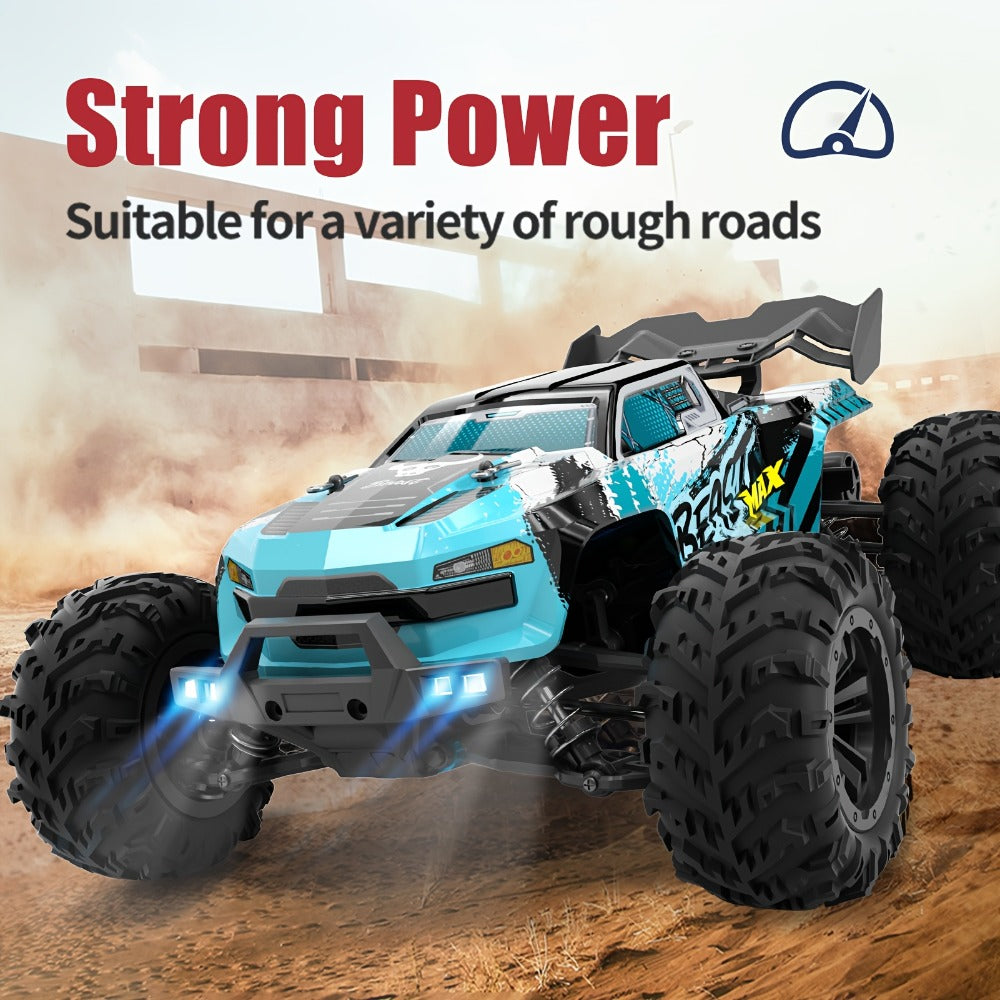 Remote Control Car in a 1:16 4WD RC390 Off-Road Design with LED Lights and Two Batteries — image 5