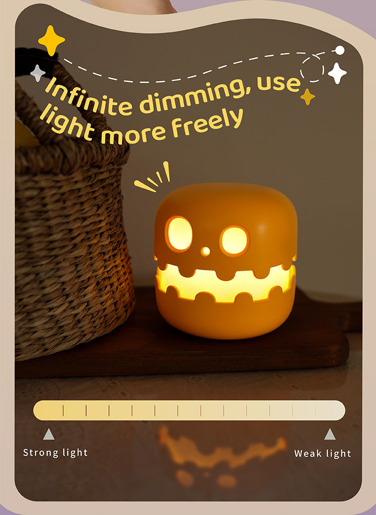 Pumpkin Lamp Bedside Halloween Funny Decoration Ambience Light For Bedrooms Living Room Decoration Kids Birthday Gift Halloween Decorations