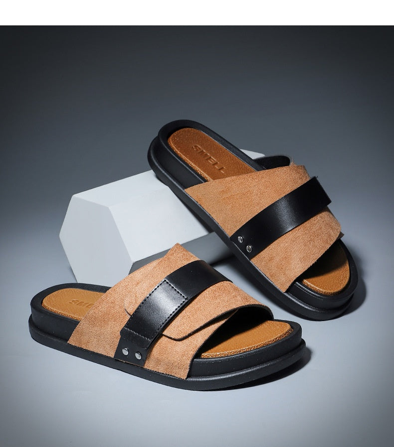 Outer Wear Home Bathroom Non-slip Platform Slippers