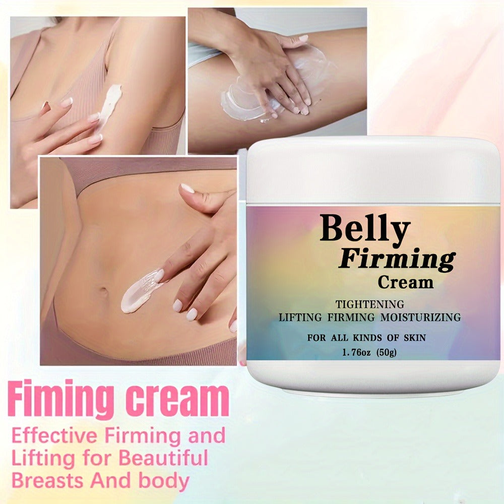 Body Cream 50g Jar with Caffeine Shea Butter Vitamin E and Macadamia Oil for External Belly Arm and Body Use — image 4