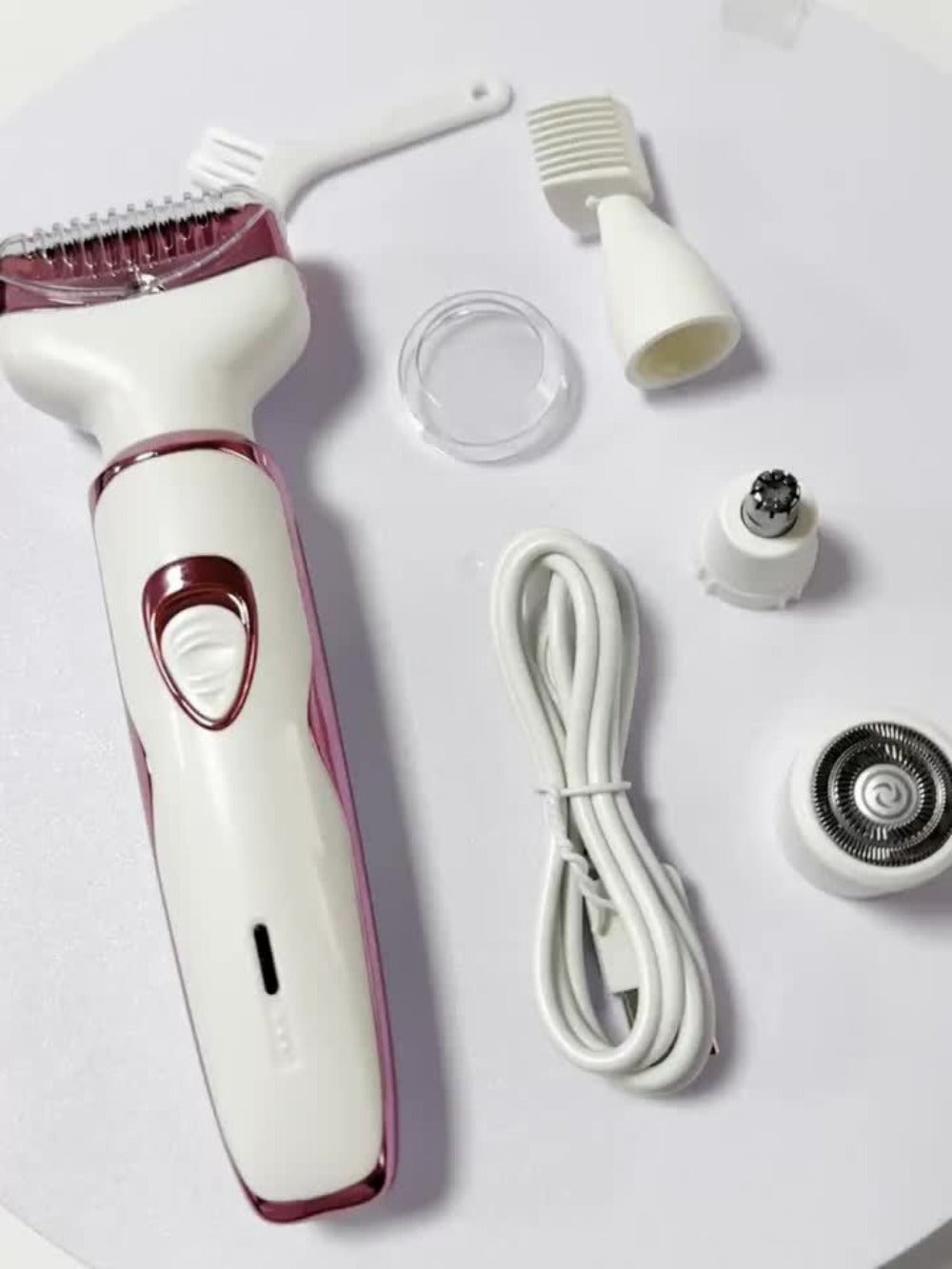 Face and Bikini Electric Shaver Grooming Kit for Women with USB Charging — image 14