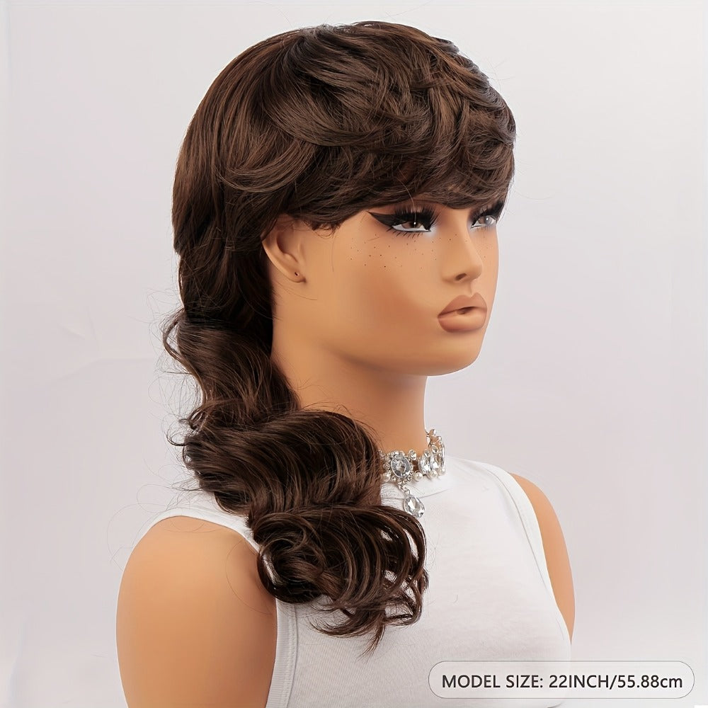 Synthetic Wig Long Deep-Wave Curls, 150% Density with Rose Net Cap in 22- or 24-Inch Lengths — image 19