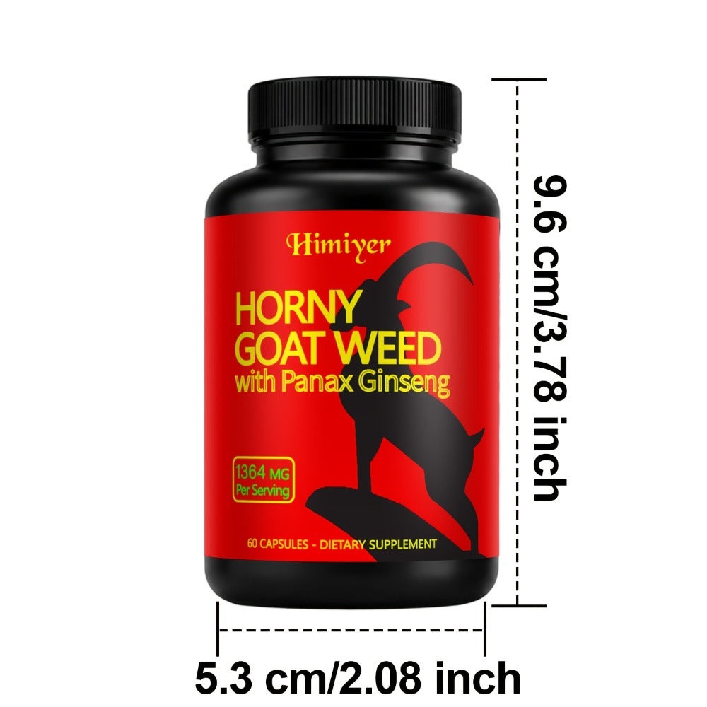 Two-Bottle Men's Health Supplement Capsule Set with 1364 mg Herbal Blend and Coordinated Labels — image 4
