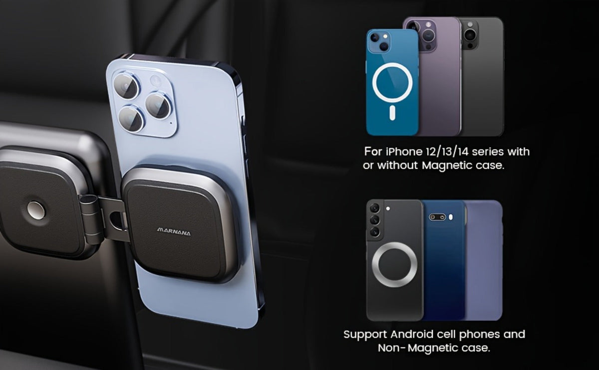 Foldable Magnetic Car Phone Mount for Pictured Model 3 or Model Y Center-Screen Installation — image 10