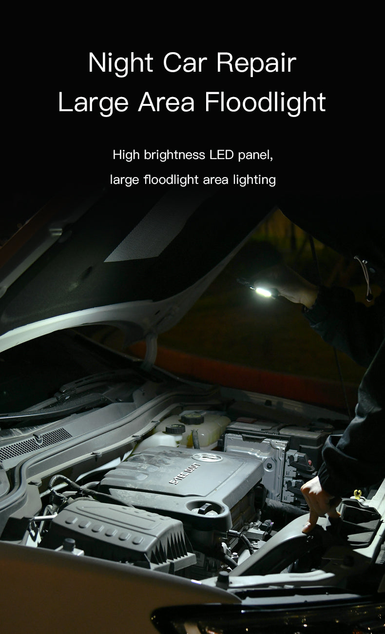 Multifunctional Charging Emergency Light Convenient Keychain Work Light COB High Brightness Maintenance Light Outdoor Camping LED Light